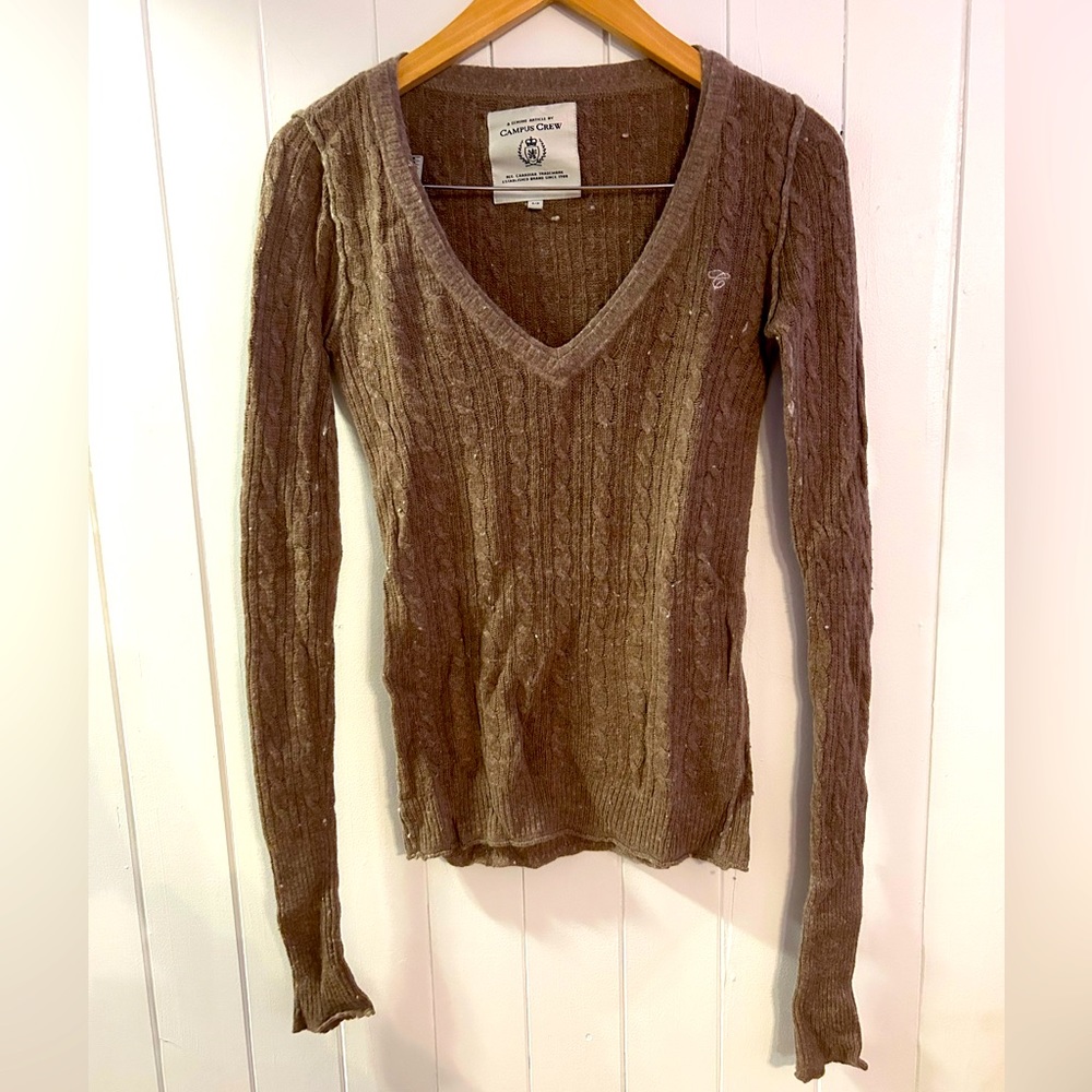 Y2K Campus Crew Sweater